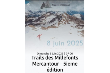  Trail des Millefonts